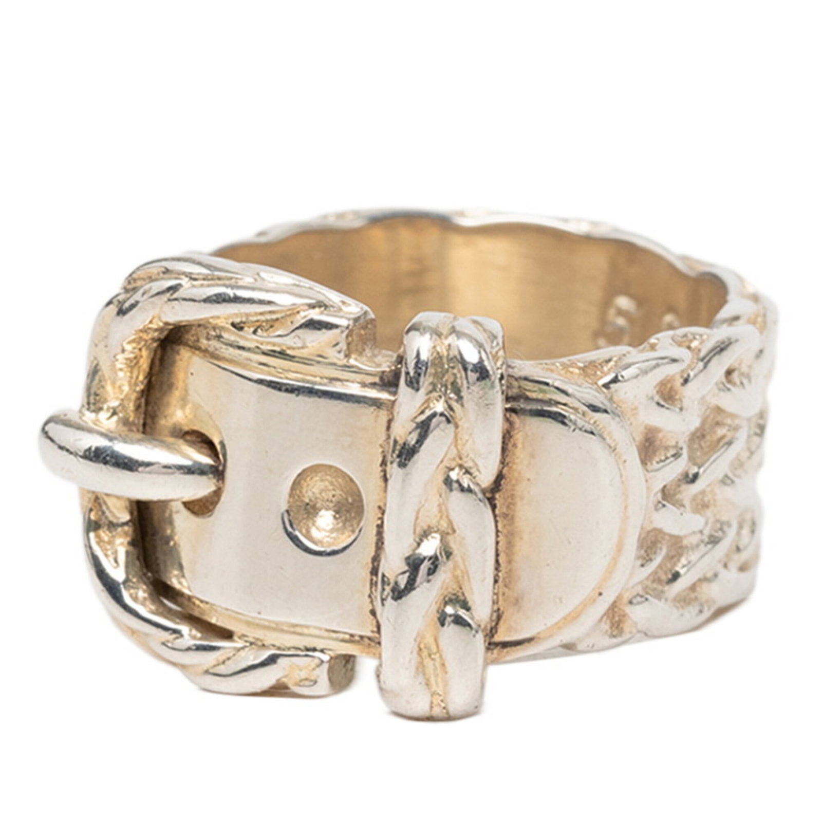 Ring silver band 925 by Hermes - 2