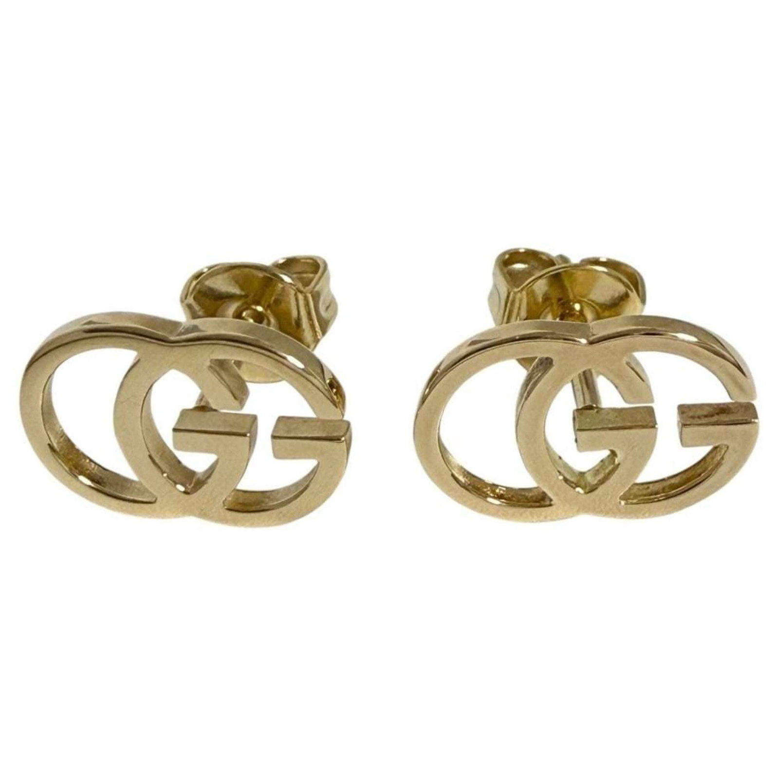 Gold 18k Yellow Metal Stud Earrings Gucci: Gold 18k Yellow Metal Stud Earrings Gucci Gold 18k Yellow Metal Stud Earrings Gucci are crafted from high-quality yellow gold (18K) metal, featuring a sleek and modern design. Measuring 7.00mm x 11.00