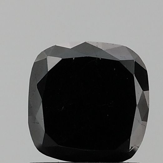 Cushion Brilliant 1.38ct Black VVS1 - Loose Natural Diamond: Cushion Brilliant 1.38ct Black VVS1 - Loose Natural Diamond Loose natural diamond with exceptional clarity and polish, boasting a stunning black color. The Cushion Brilliant cut showcases its unique