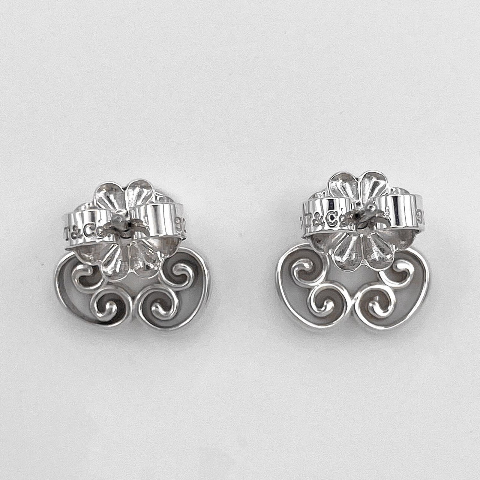 Silver Stud Earrings Tiffany - 2
