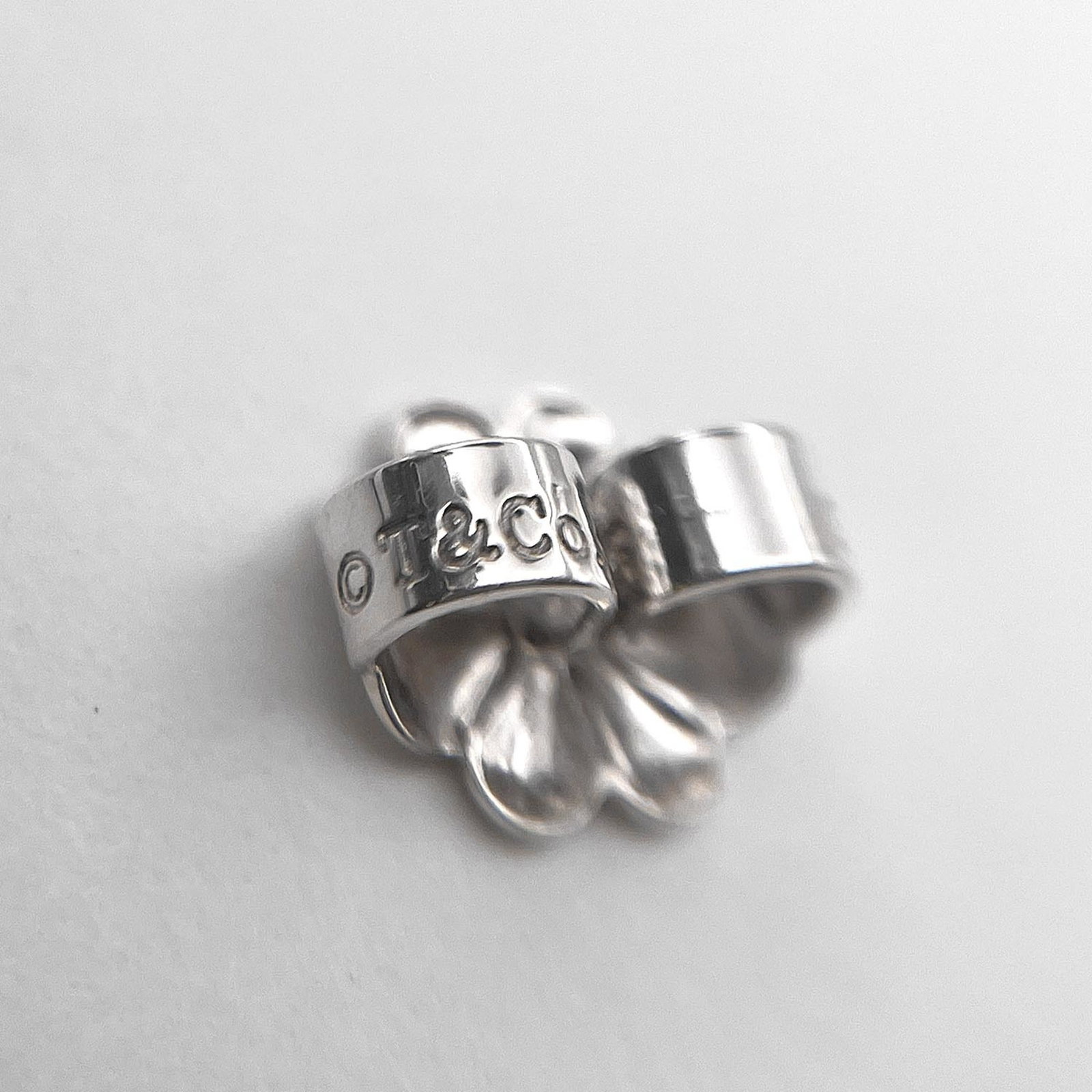 Silver Stud Earrings Tiffany - 8