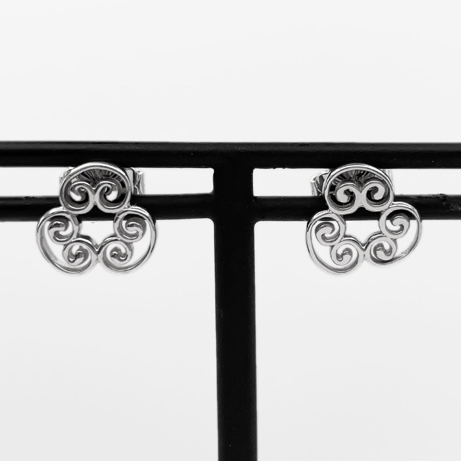 Silver Stud Earrings Tiffany - 9