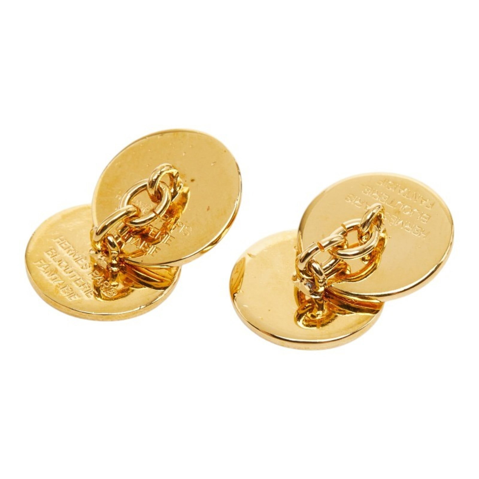 Hermes Cufflinks Gold Plating - 2