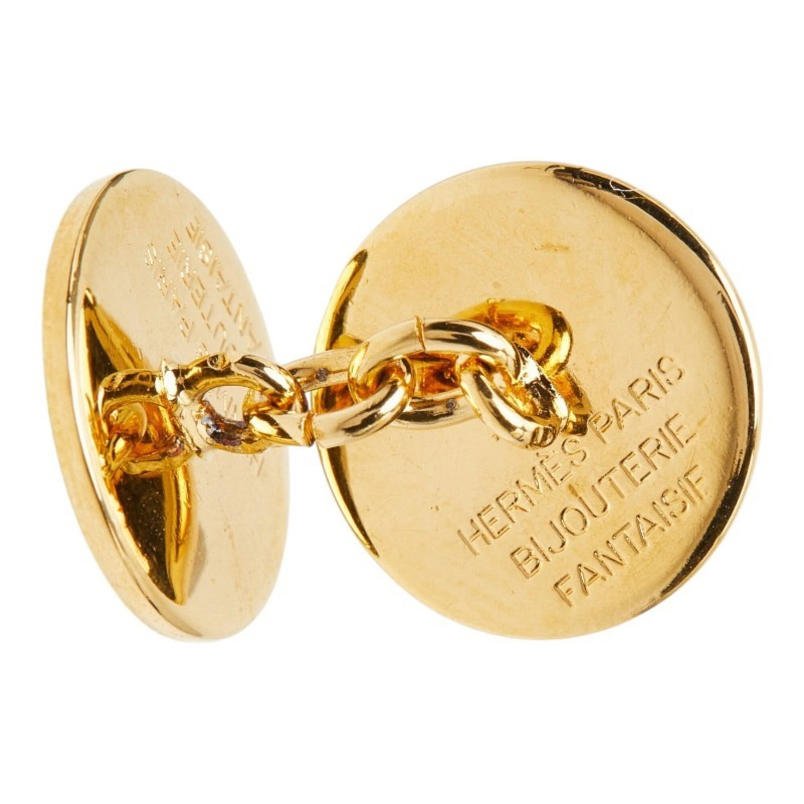 Hermes Cufflinks Gold Plating - 3