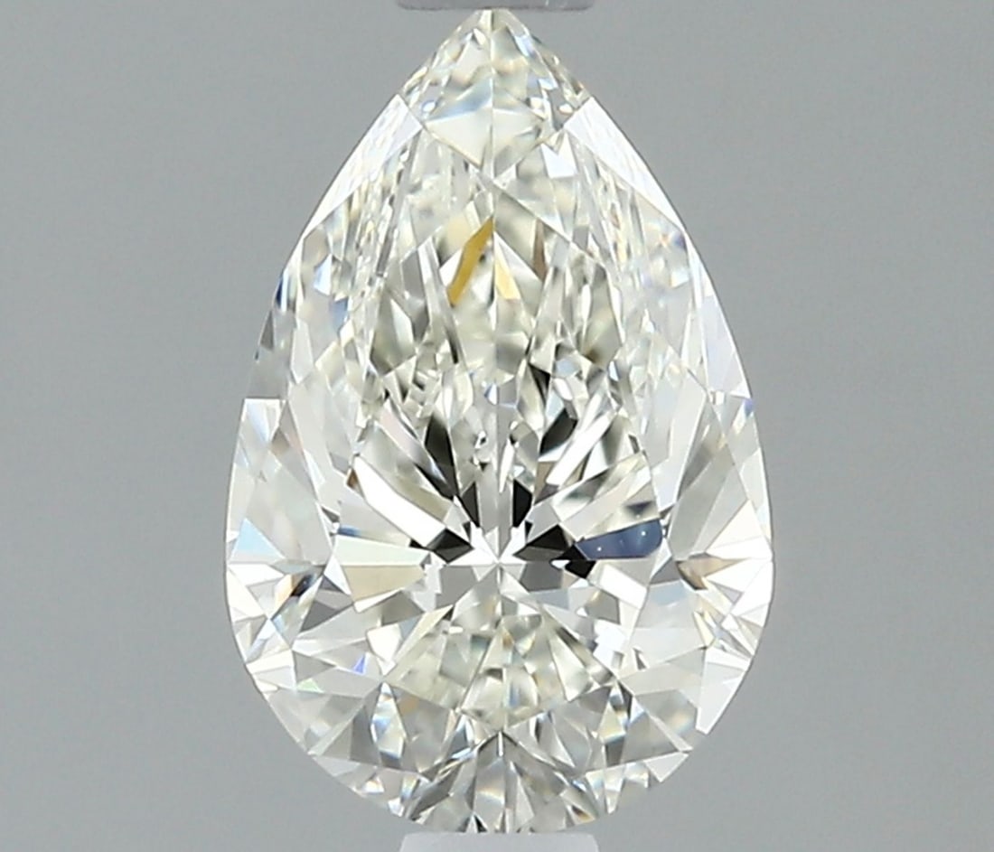 IGI Pear 1.0ct H VVS2 - Loose Natural Diamond: IGI Pear 1.0ct H VVS2 - Loose Natural Diamond 1.0ct IGI H VVS2 Pear-Shaped Diamond with Excellent Polish and Symmetry, Measuring 8.39L X 5.45W X 3.54H.This natural diamond boasts a high level of
