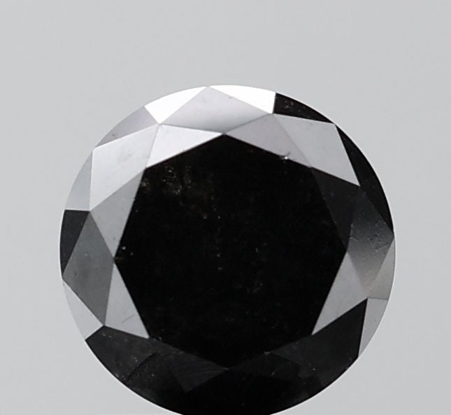 Round 2.46ct Black VVS2 - Loose Natural Diamond: Round 2.46ct Black VVS2 - Loose Natural Diamond 2.46ct Round Black Diamond with Exceptional Clarity and Cut. This natural Fancy diamond boasts an impressive VVS2 clarity grade, EX cut, and EX symmetry