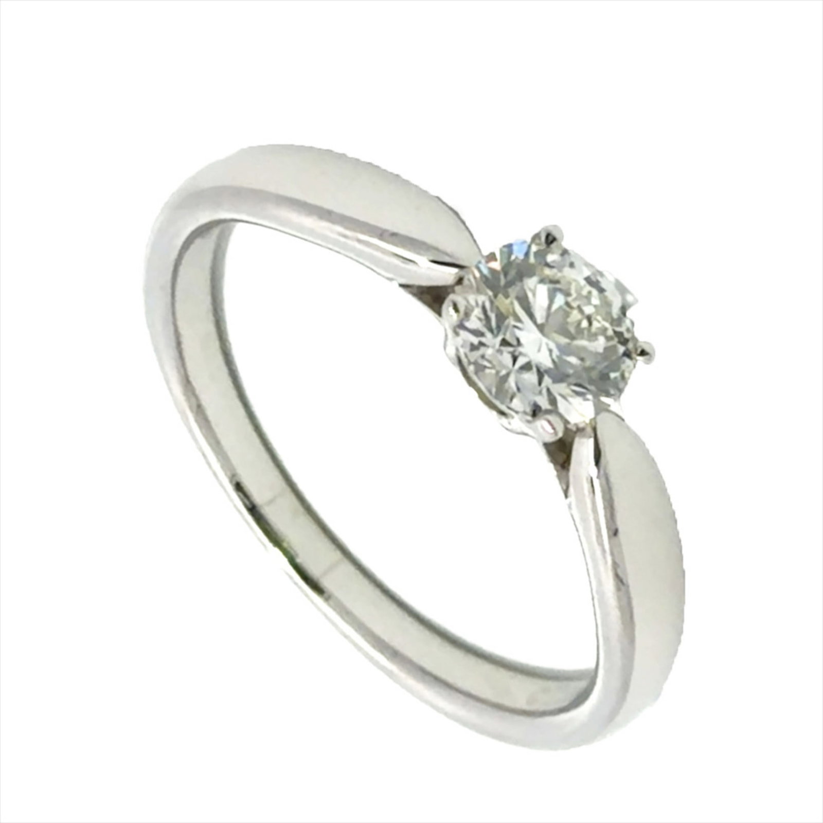 Ring platinum band 950 Tiffany: Ring platinum band 950 Tiffany Platinum band from Tiffany featuring a 0.37ct VVS1 diamond, crafted with high-quality platinum metal for a luxurious look and feel. This elegant ring boasts a classic de