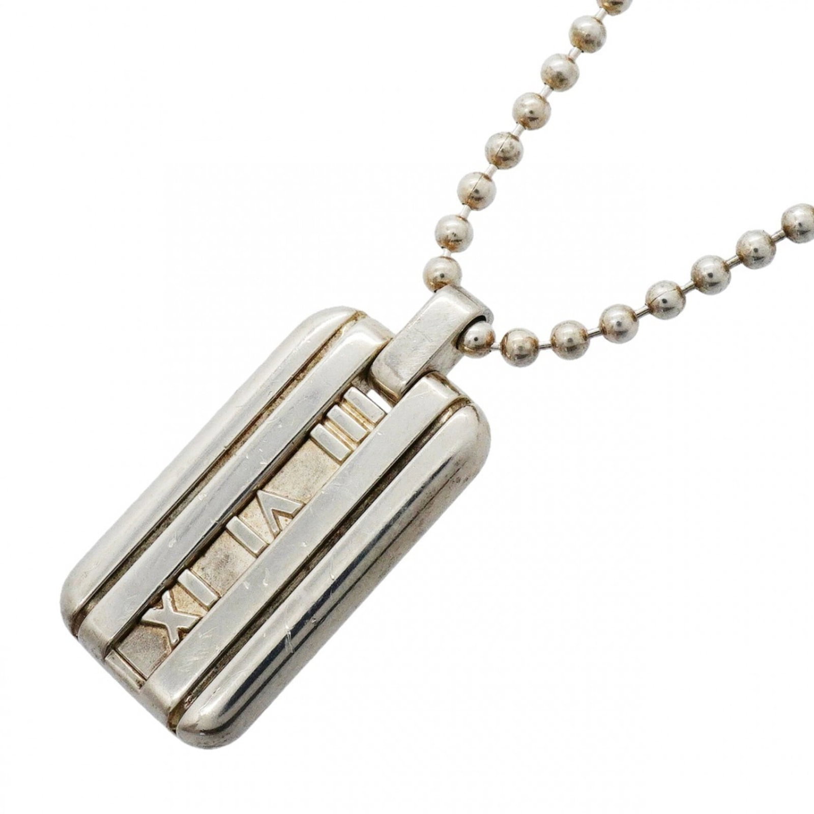 Sterling Silver 925 Women's Necklace Ball Plate Atlas Co.: Sterling Silver 925 Women's Necklace Ball Plate Atlas Co. Sterling Silver 925 Women's Necklace Ball Plate Atlas Co. - A beautiful sterling silver necklace with a striking ball plate design, measuring 