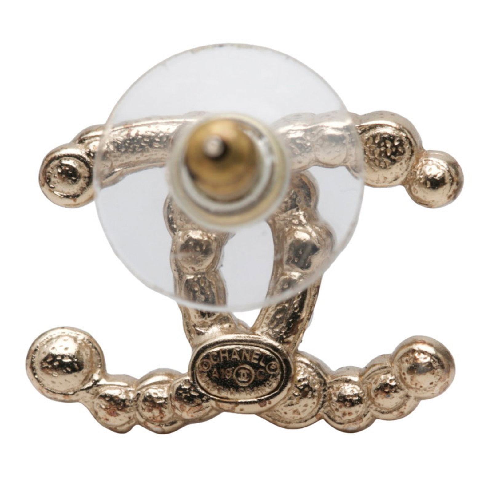 Chanel Stud Earrings Rhinestone - 3