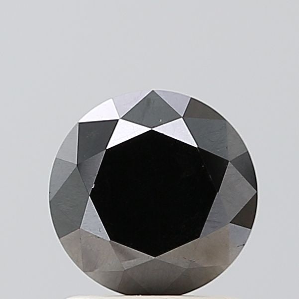 Round 1.28ct Black VVS2 - Loose Natural Diamond: Round 1.28ct Black VVS2 - Loose Natural Diamond 1.28ct Black VVS2 - Loose Natural Diamond, certified as EX in cut, color, polish, and symmetry, boasts exceptional clarity with a VVS2 grade. This round