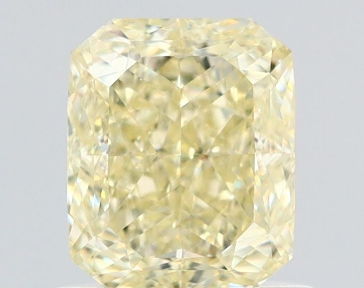 GIA Radiant 1.01ct Fancy Light Yellow VVS2 - Loose Natural Diamond: GIA Radiant 1.01ct Fancy Light Yellow VVS2 - Loose Natural Diamond GIA-certified, this 1.01ct Fancy Light Yellow VVS2 diamond boasts exceptional clarity and polish, with an EX rating that showcases
