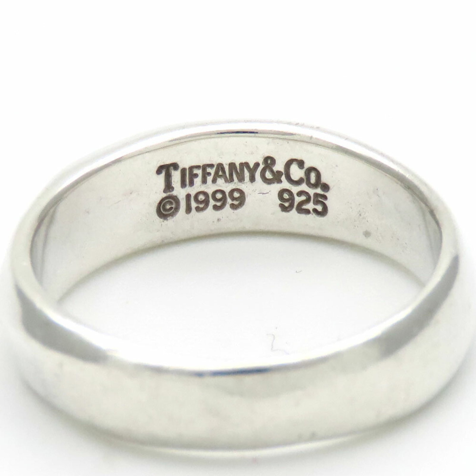 Silver Ring Band Tiffany - 4