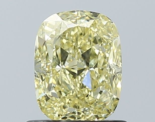 GIA Cushion Modified 1.01ct Fancy Yellow VVS2 - Loose Natural Diamond: GIA Cushion Modified 1.01ct Fancy Yellow VVS2 - Loose Natural Diamond GIA certified, this 1.01ct Fancy Yellow VVS2 diamond boasts exceptional clarity and color, with EX polish and VG symmetry. Measuri
