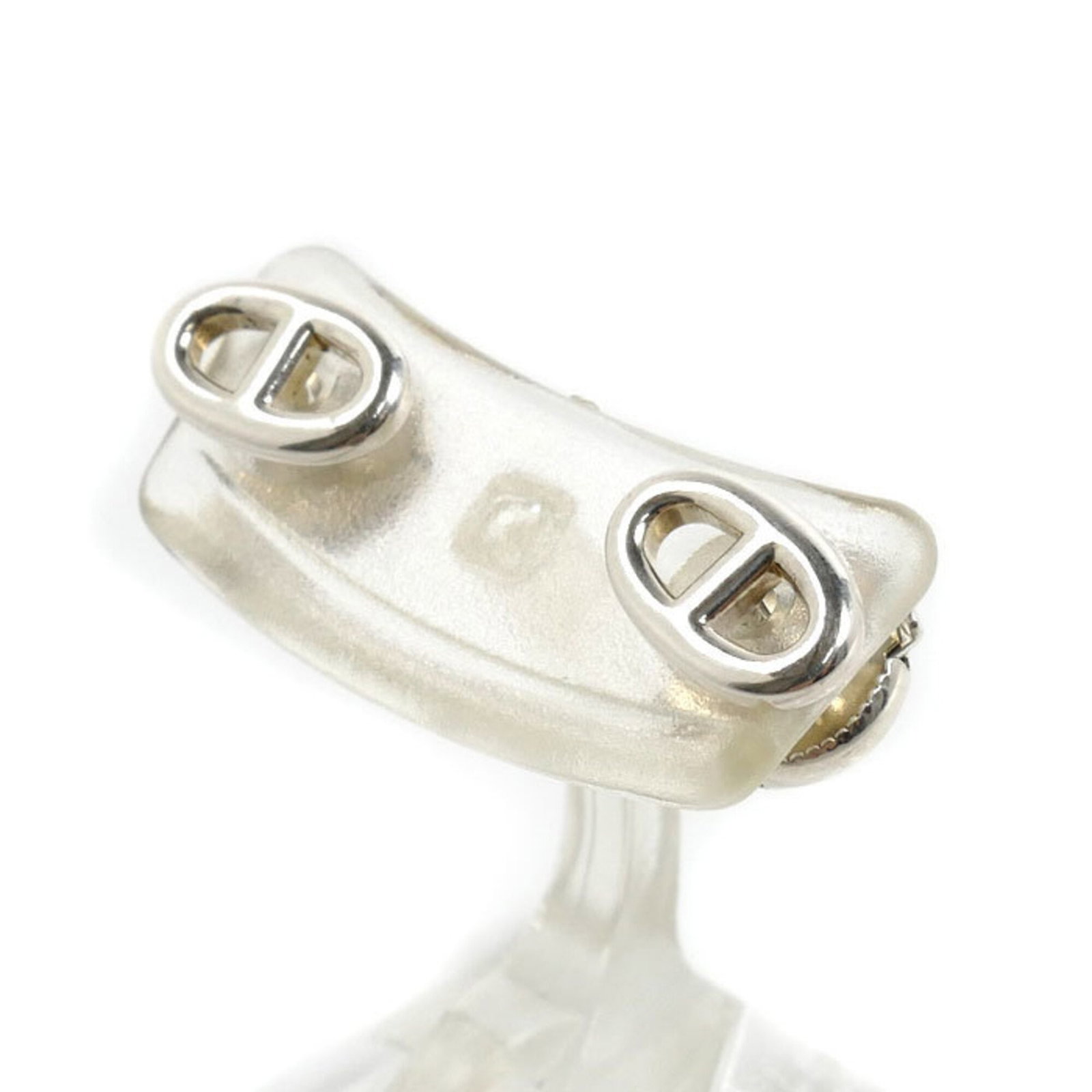 Hermes Stud Silver 925 Earrings - 2