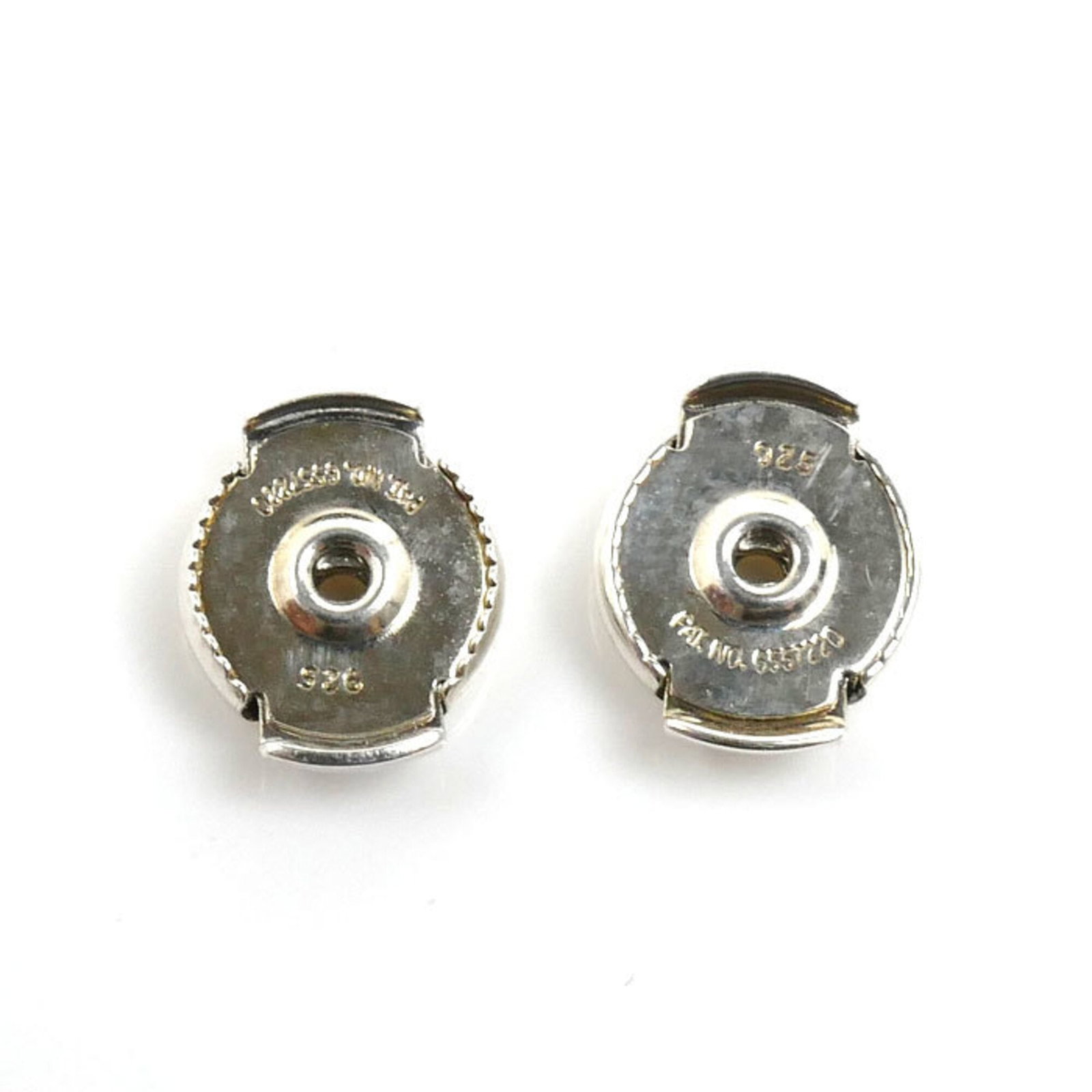 Hermes Stud Silver 925 Earrings - 6