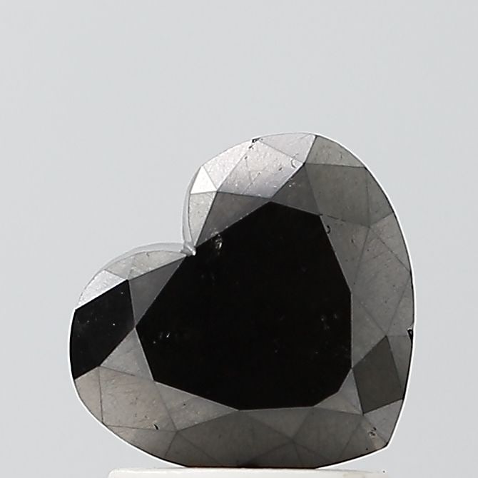 Heart 2.08ct Black VVS2 - Loose Natural Diamond: Heart 2.08ct Black VVS2 - Loose Natural Diamond 2.08ct Black VVS2 - Loose Natural Diamond with EX Polish and Symmetry, Measuring 6.93L x 7.78W x 4.99H, Certified NONE. This loose natural diamond boast
