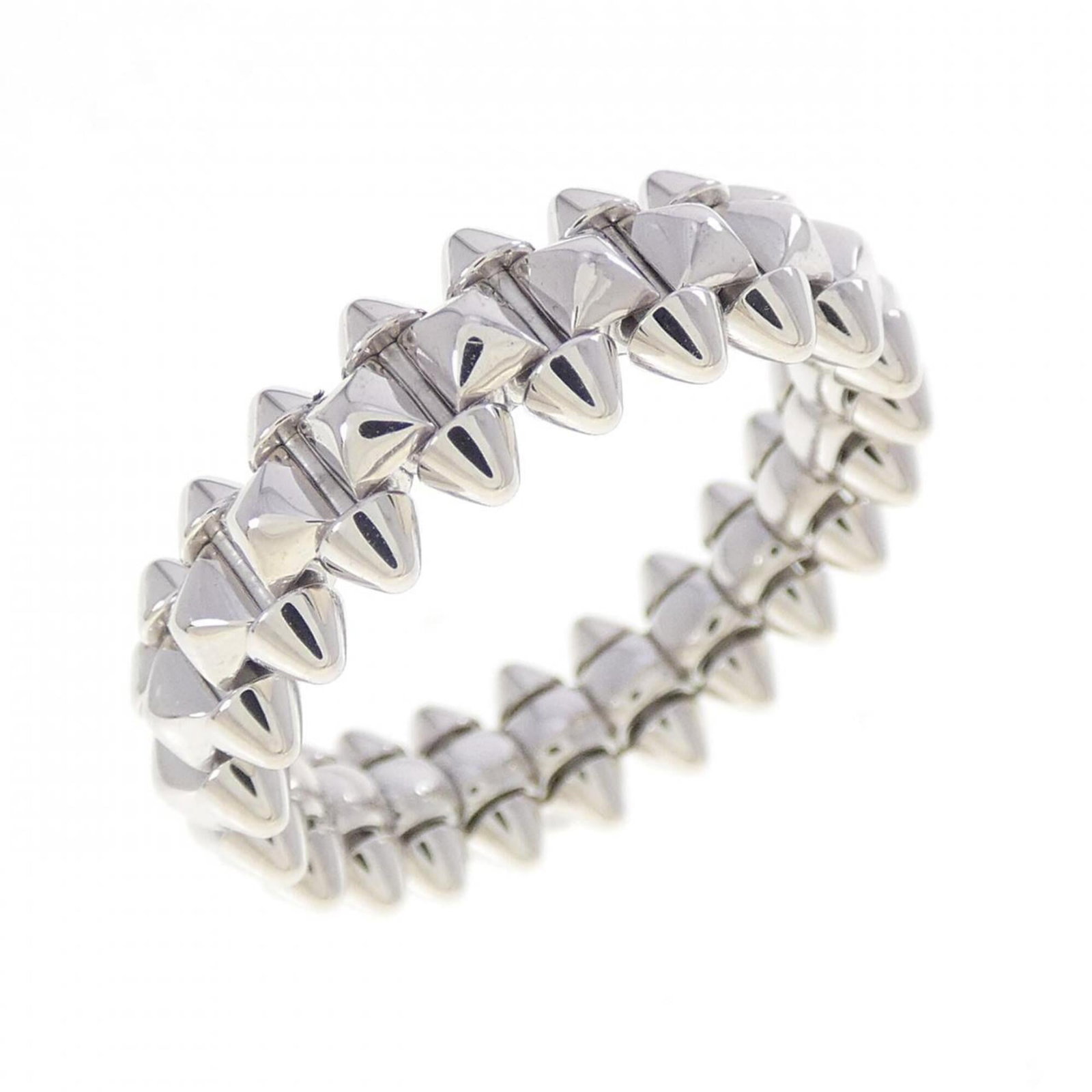 White Gold Band Ring by Cartier 18K: White Gold Band Ring by Cartier 18K Cartier's 18K white gold band ring boasts sleek sophistication with its classic design, expertly crafted to accentuate the beauty of the wearer. This timeless piece