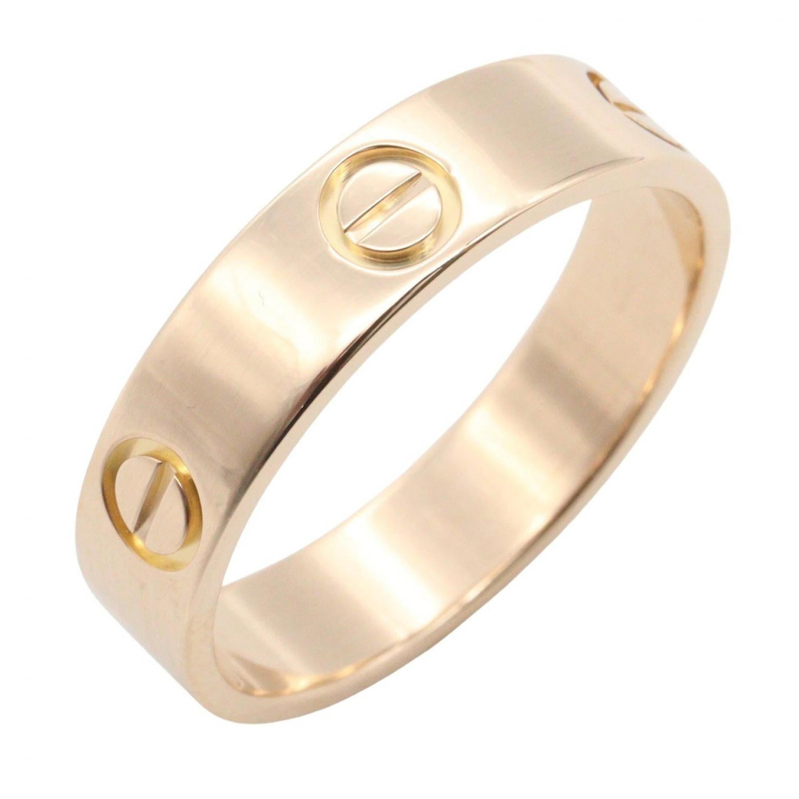 Pink Gold Cartier Ring Band: Pink Gold Cartier Ring Band Pink gold Cartier ring band, made from high-quality 18K pink gold, features a sleek and sophisticated design. This elegant band measures 62 US size and is available in wome