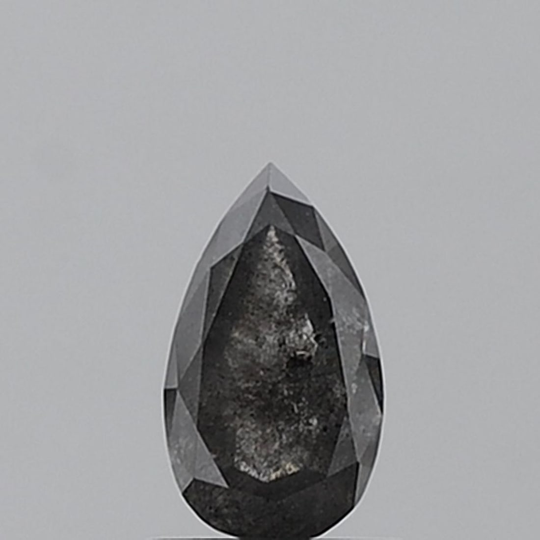 Pear 1.02ct Salt And Pepper VVS2 - Loose Natural Diamond: Pear 1.02ct Salt And Pepper VVS2 - Loose Natural Diamond Salt and pepper inclusions create a unique, visually striking pattern within this 1.02ct VVS2 diamond, showcasing its natural beauty. The EX
