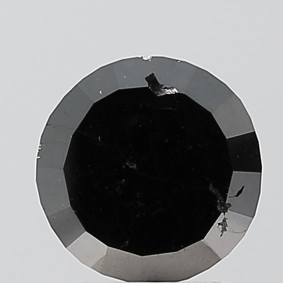 European Cut 3.2ct Black VVS2 - Loose Natural Diamond: European Cut 3.2ct Black VVS2 - Loose Natural Diamond 3.2ct Black VVS2 - Loose Natural Diamond with EX Polish and Symmetry, Measuring 8.05L x 7.95W x 5.39H. This European Cut diamond boasts a rare