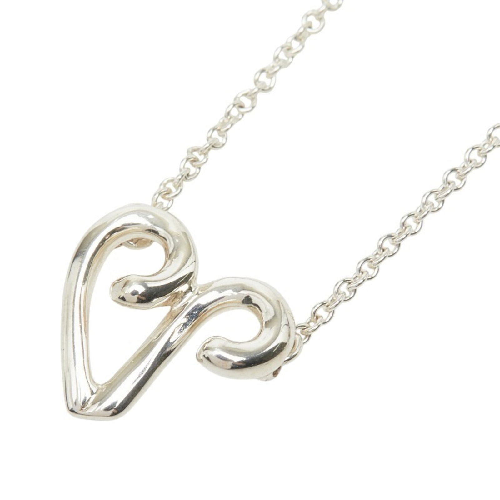 Tiffany & Co. Aries Zodiac Sign Motif Necklace Sv925 Silver Women'S. (1 of 7)