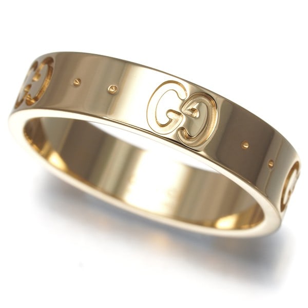Gucci Ring Icon Thin Us4.75 18K 750 Yellow Gold: Gucci Ring Icon Thin Us4.75 18K 750 Yellow Gold 18k Yellow Gold Icon Ring in US4.75 Size, Featuring a Thin Band with a 4.0mm Width, Crafted from High-Quality 750 Yellow Gold Material, Weighing 3.6g. T