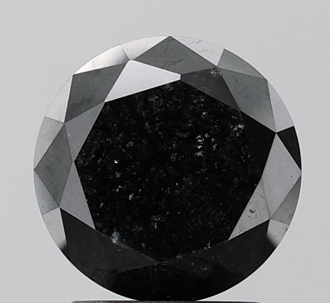 Round 2.74ct Black VVS2 - Loose Natural Diamond: Round 2.74ct Black VVS2 - Loose Natural Diamond 2.74ct Black VVS2 - Loose Natural Diamond, boasting exceptional clarity and color, showcases its luster in EX condition. This rare gemstone's EX