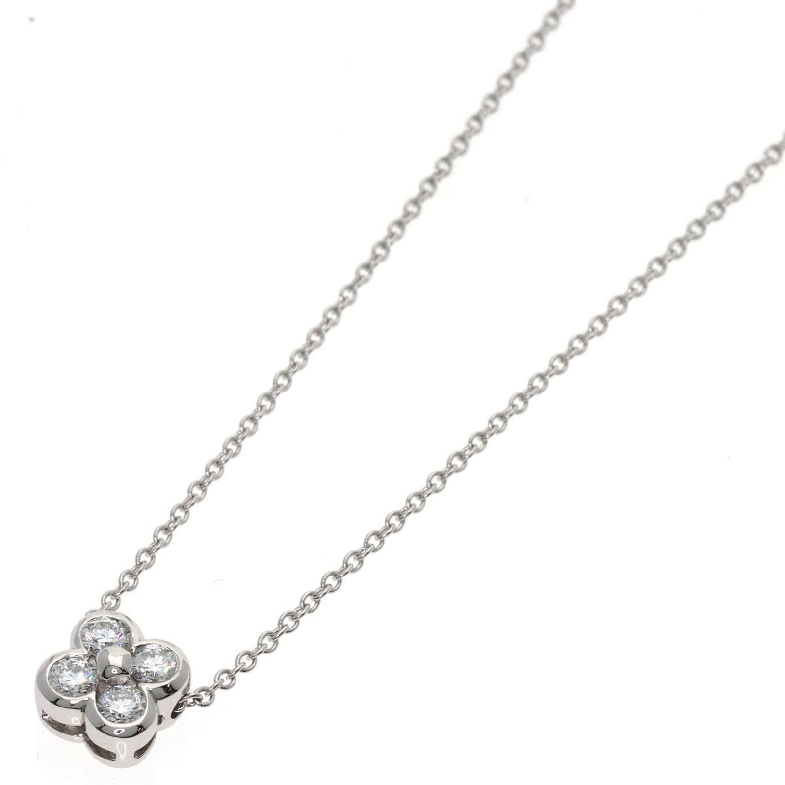 Tiffany & Co. Bezel-Set 4-Diamond Necklace Platinum Pt950 Women'S.: Tiffany & Co. Bezel-Set 4-Diamond Necklace Platinum Pt950 Women'S. Tiffany & Co. Bezel-Set 4-Diamond Necklace Platinum Pt950 Women'S features a stunning bezel-set design with four high-quality diamond