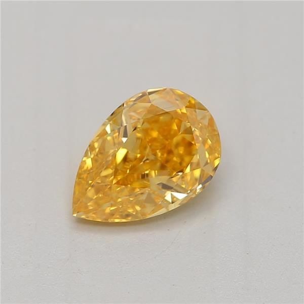 GIA Pear 0.51ct Fancy Vivid Yellow VVS2 - Loose Natural Diamond: GIA Pear 0.51ct Fancy Vivid Yellow VVS2 - Loose Natural Diamond GIA-certified, this loose natural diamond boasts a vibrant Fancy Vivid Yellow color and exceptional clarity as VVS2. Measuring 0.51
