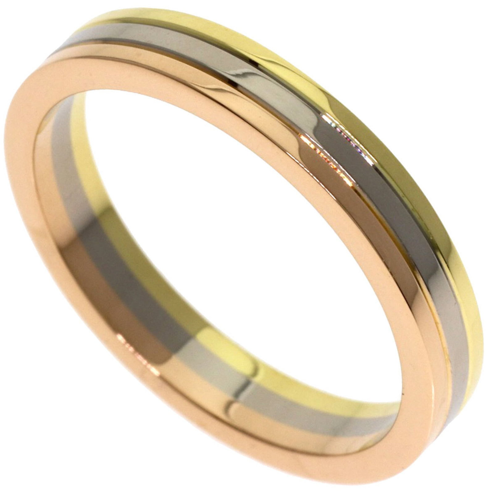 Pink Gold Cartier Yellow Ring Band Gold (18K) White: Pink Gold Cartier Yellow Ring Band Gold (18K) White Pink Gold Cartier Yellow Ring Band Gold (18K) White - A stylish and elegant 18K pink gold band ring featuring white accents, perfect for adding a to