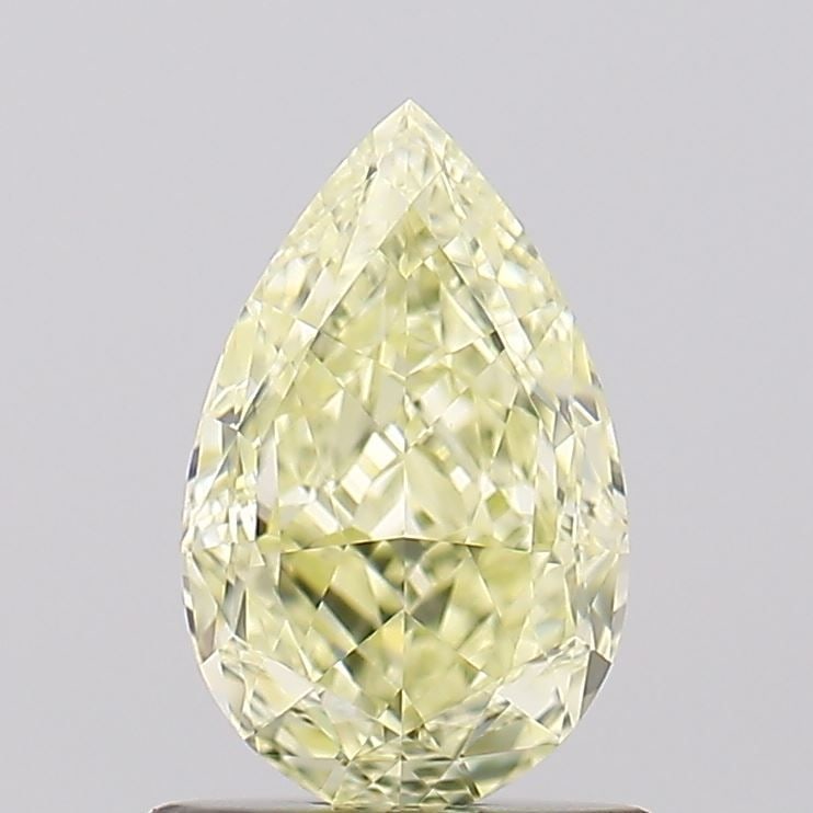 GIA Pear 1.01ct Fancy Light Yellow VVS2 - Loose Natural Diamond: GIA Pear 1.01ct Fancy Light Yellow VVS2 - Loose Natural Diamond GIA-certified Fancy Light Yellow VVS2 diamond, measuring 1.01ct in carat weight, boasts an EX polish and VG symmetry, with a natural