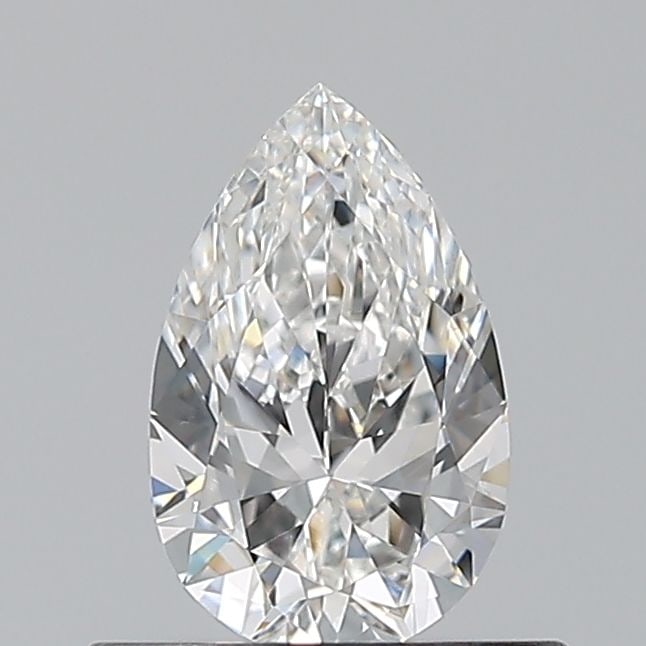 GIA Pear 0.5ct F VVS1 - Loose Natural Diamond: GIA Pear 0.5ct F VVS1 - Loose Natural Diamond GIA certified, this loose natural diamond boasts exceptional clarity with a VVS1 grade and vibrant color. Measuring 0.5 carats, its symmetrical cut showca