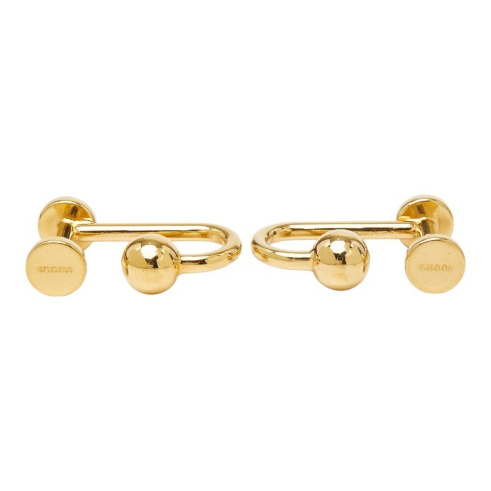 Gucci Plating Gold Cufflinks - 3