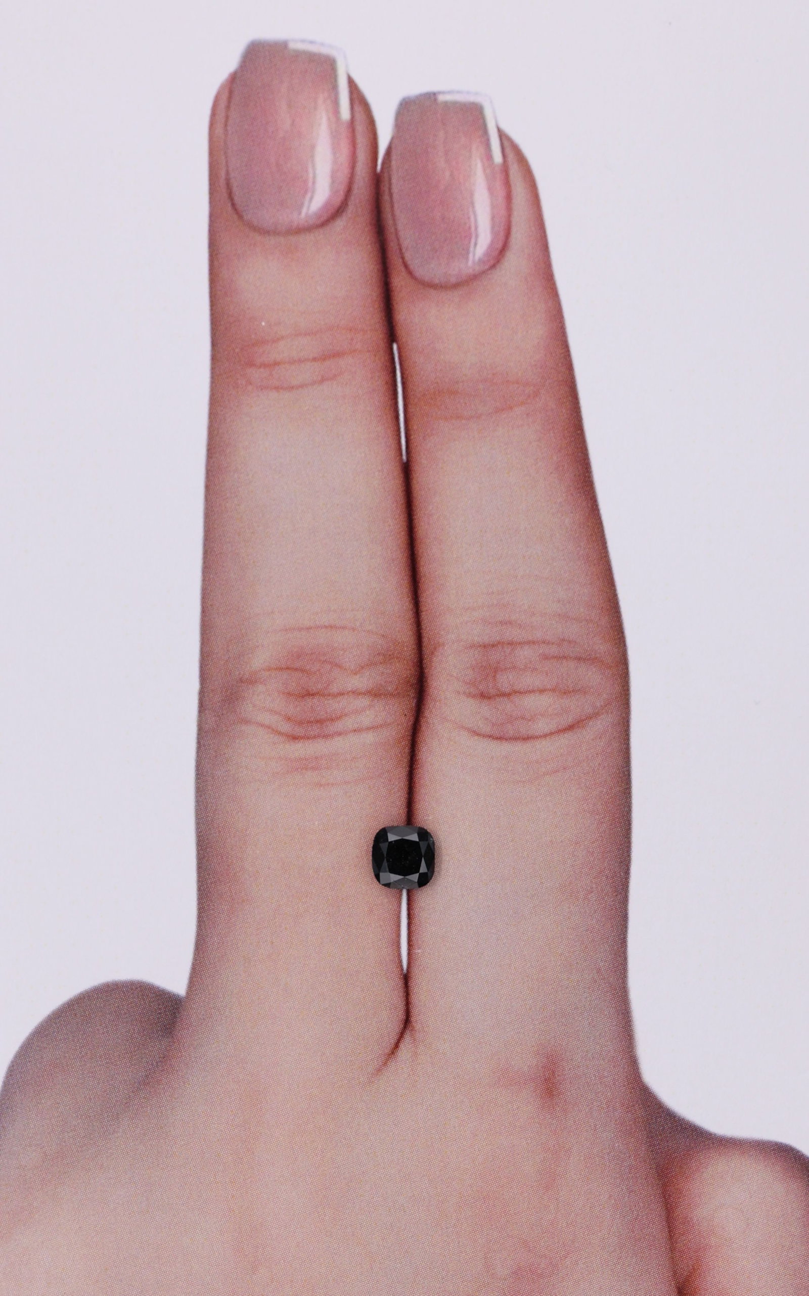 GIA Cushion Brilliant 0.46ct Fancy Black VVS2 - Loose Natural Diamond: GIA Cushion Brilliant 0.46ct Fancy Black VVS2 - Loose Natural Diamond GIA-certified, this 0.46ct Fancy Black VVS2 diamond boasts exceptional clarity and polish, with EX symmetry and a luxurious black 