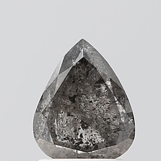 Pear 1.08ct Salt And Pepper VVS2 - Loose Natural Diamond (1 of 1)