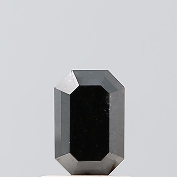 Emerald 0.79ct Black VVS2 - Loose Natural Diamond: Emerald 0.79ct Black VVS2 - Loose Natural Diamond 0.79ct Black VVS2 - Loose Natural Diamond with EX Cut, EX Polish, and Symmetry. This natural diamond boasts a rare black color and exceptional clarity