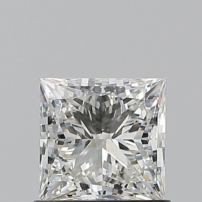 GIA Princess 0.9ct H VVS2 - Loose Natural Diamond: GIA Princess 0.9ct H VVS2 - Loose Natural Diamond The GIA Princess diamond boasts exceptional clarity with its VVS2 grade, showcasing minimal inclusions. Its H color and EX polish ensure a brilliant l