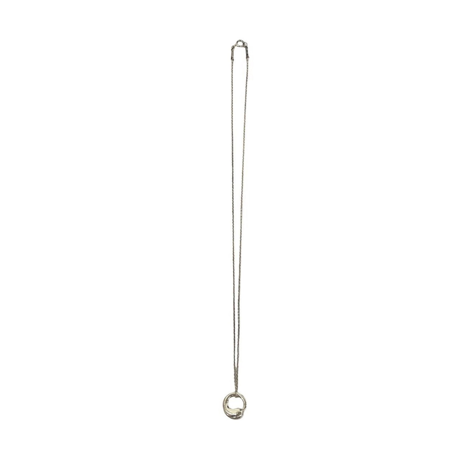 Tiffany Co Sterling Silver 925 Necklace Pendant Accessory Tiffany Eternal Circle: Tiffany Co Sterling Silver 925 Necklace Pendant Accessory Tiffany Eternal Circle Tiffany Co Sterling Silver 925 Necklace Pendant Accessory Tiffany Eternal Circle bears the signature of the renowned je