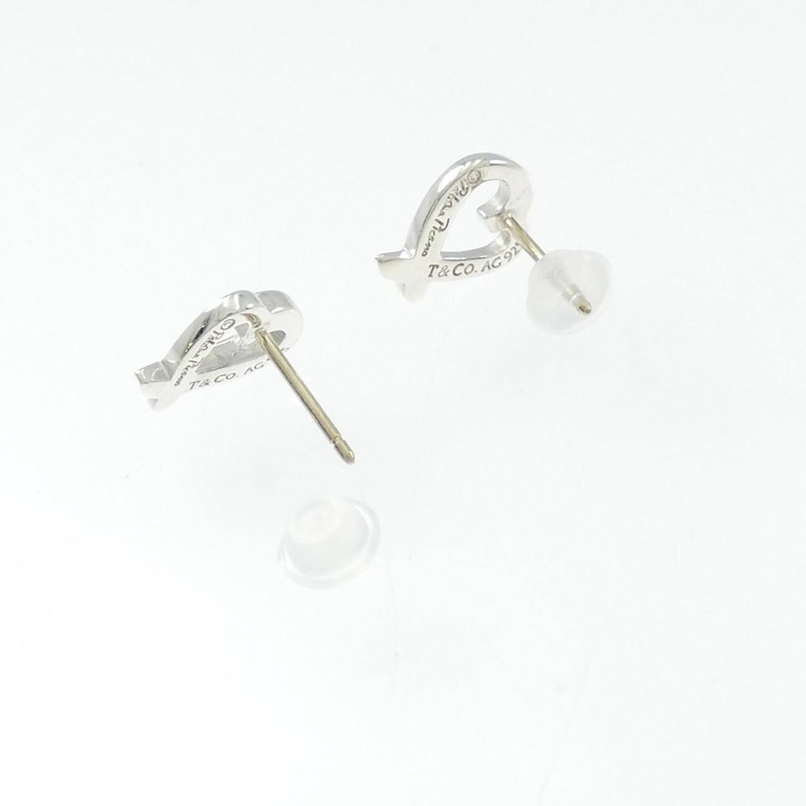 Silver Stud Earrings Tiffany - 3
