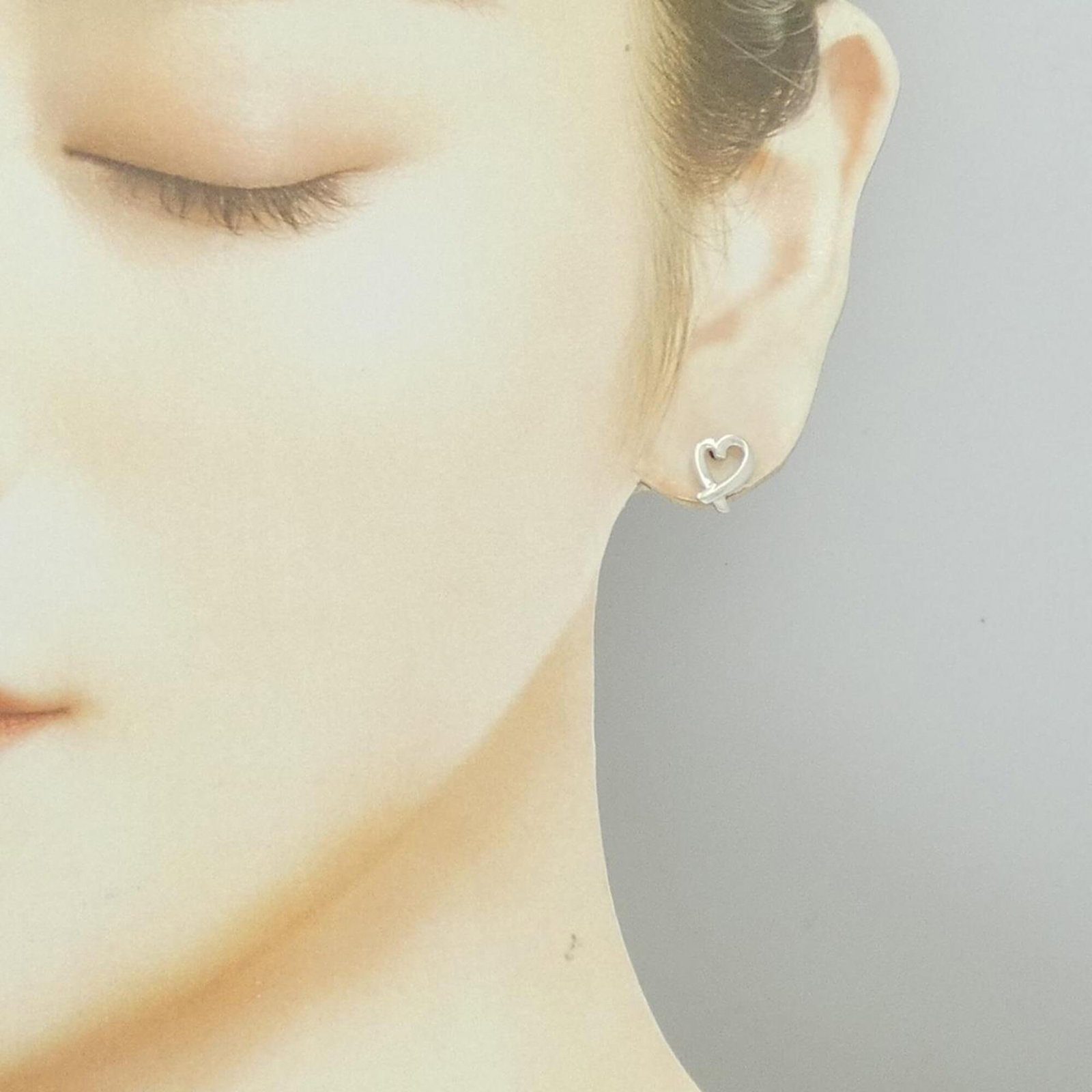 Silver Stud Earrings Tiffany - 4