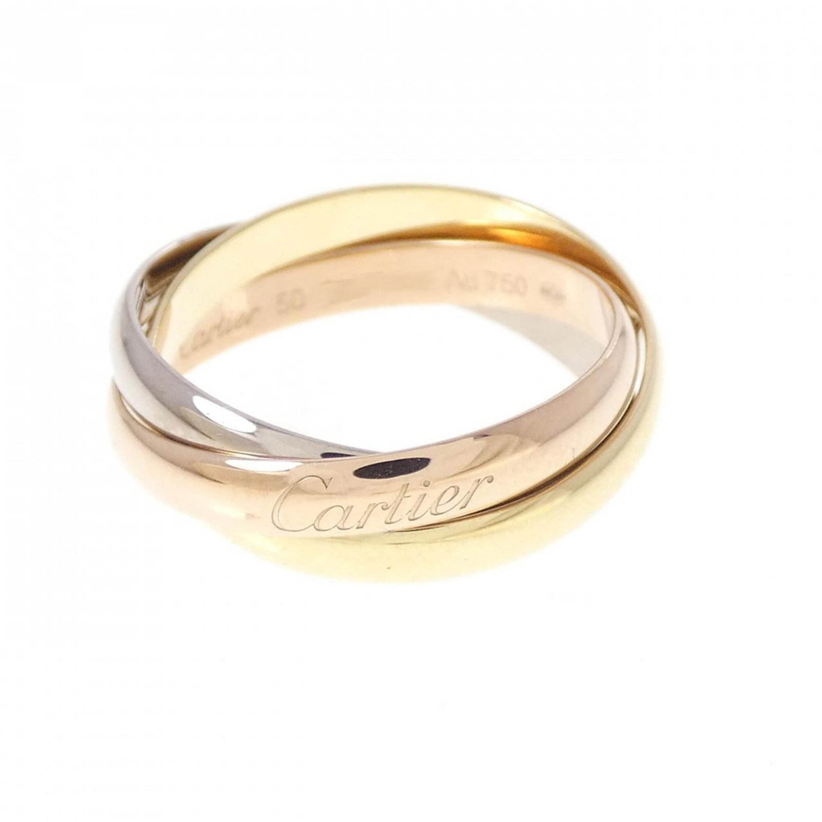 Pink Gold Cartier Yellow Ring Band Gold (18K) White: Pink Gold Cartier Yellow Ring Band Gold (18K) White Item Specifics: Brand: Cartier MPN: B4086100 Type: Band ring Gender: Women Material: Pink gold (18K), White gold (18K), Yellow gold (18K) Brand Size