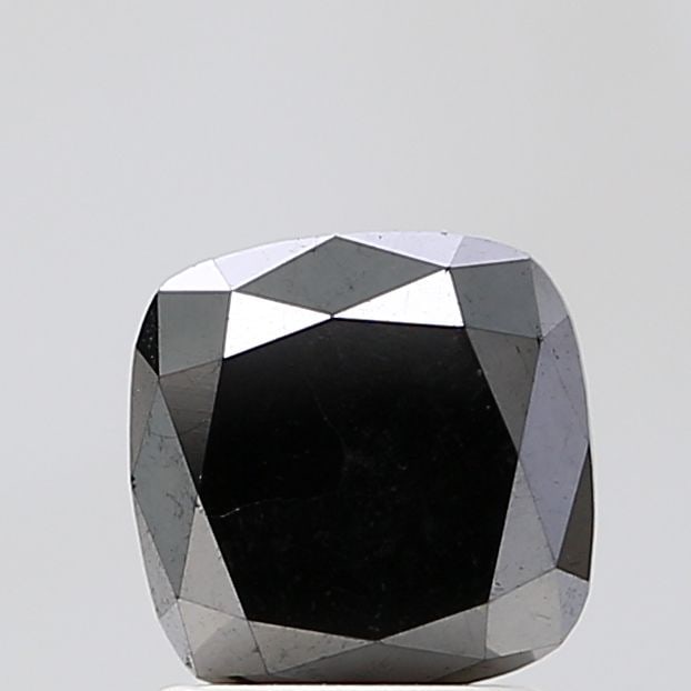 Cushion Brilliant 1.85ct Black VVS2 - Loose Natural Diamond: Cushion Brilliant 1.85ct Black VVS2 - Loose Natural Diamond 1.85ct black diamond with exceptional clarity and polish, boasting an EX symmetry and VVS2 clarity grade. This cushion brilliant features a