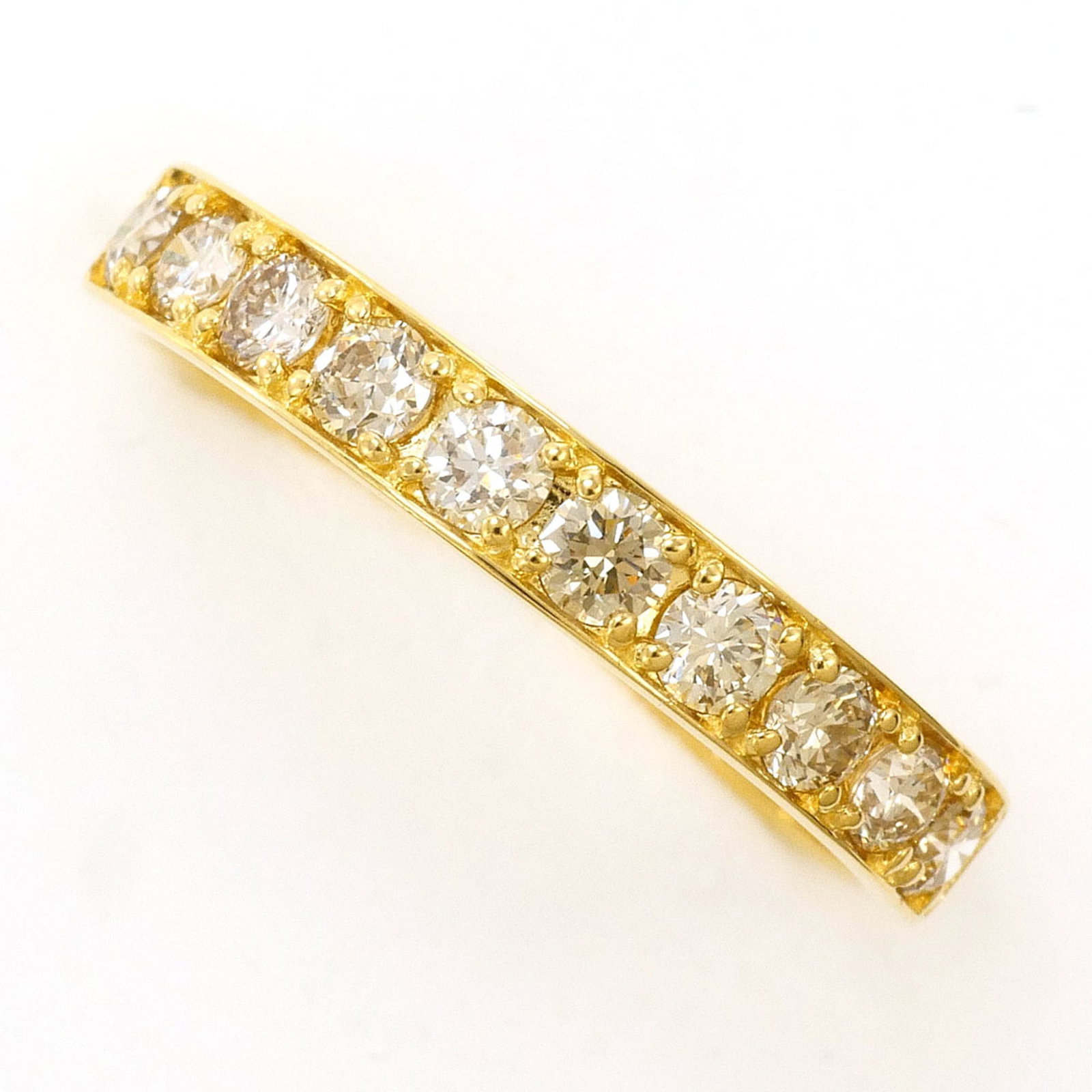Yellow gold band ring unbranded: Yellow gold band ring unbranded Yellow gold band ring featuring a 0.50 carat diamond, crafted from high-quality 18K yellow gold metal with a sleek US size 5 fit and 3mm width. This elegant ring