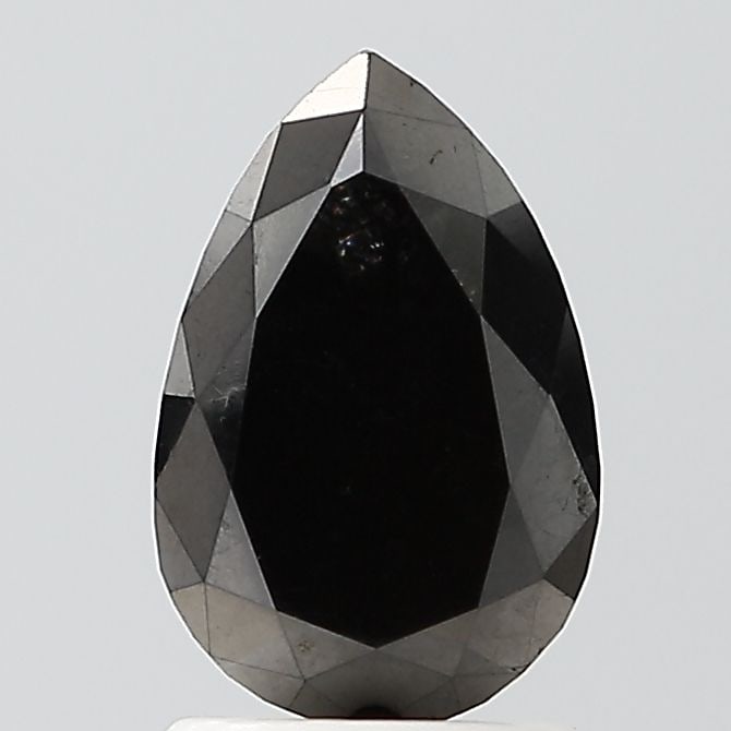 Pear 1.43ct Black VVS2 - Loose Natural Diamond: Pear 1.43ct Black VVS2 - Loose Natural Diamond Loose natural diamond with exceptional clarity, featuring a VVS2 grade and EX polish. This 1.43ct black diamond boasts excellent symmetry and precise