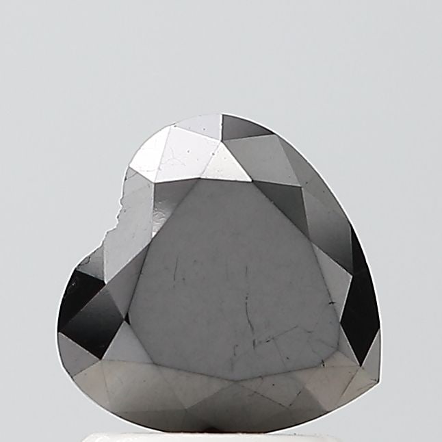 Heart 2.34ct Black VVS2 - Loose Natural Diamond: Heart 2.34ct Black VVS2 - Loose Natural Diamond 2.34ct Black VVS2 - Loose Natural Diamond: A rare and striking black diamond, certified as VVS2 in clarity and EX in polish and symmetry, boasts
