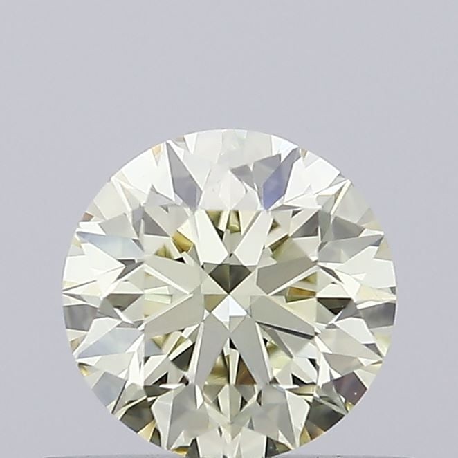 Round 0.53ct Fancy Intense Yellow VVS2 - Loose Natural Diamond: Round 0.53ct Fancy Intense Yellow VVS2 - Loose Natural Diamond The 0.53ct Fancy Intense Yellow VVS2 diamond boasts exceptional clarity and color, with its EX polish and symmetry making it a standout