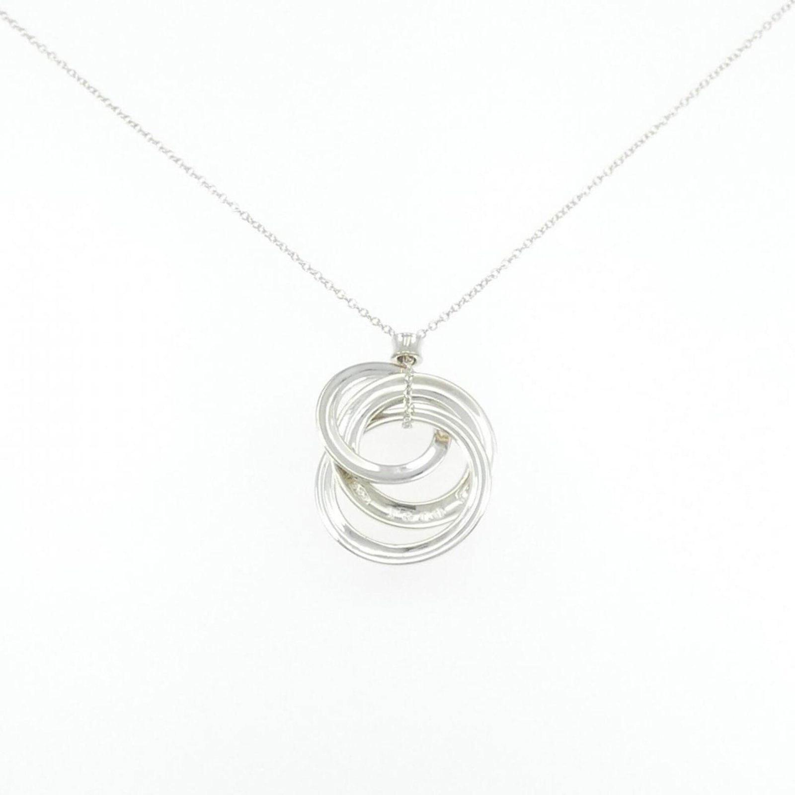 Tiffany & Co. 1837 Interlocking Circle Small Necklace (1 of 6)