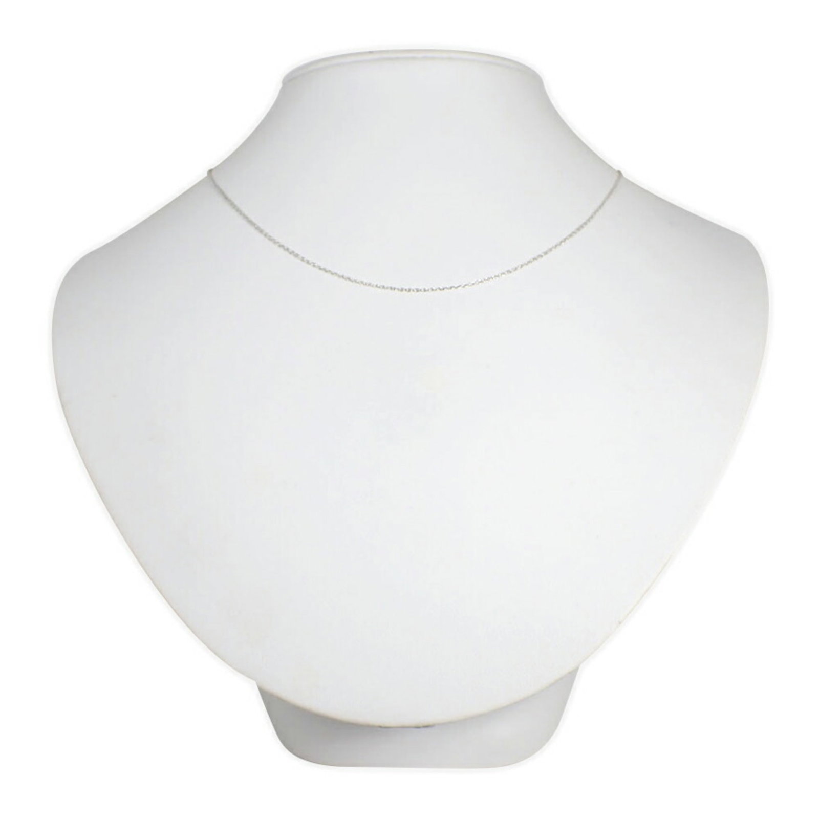 Chain Necklace 925 Tiffany Co.: Chain Necklace 925 Tiffany Co. Sterling silver chain necklace from Tiffany Co., featuring a 41 cm / 16.14'' circumference, crafted from high-quality 925 material. This elegant piece showcases the icon