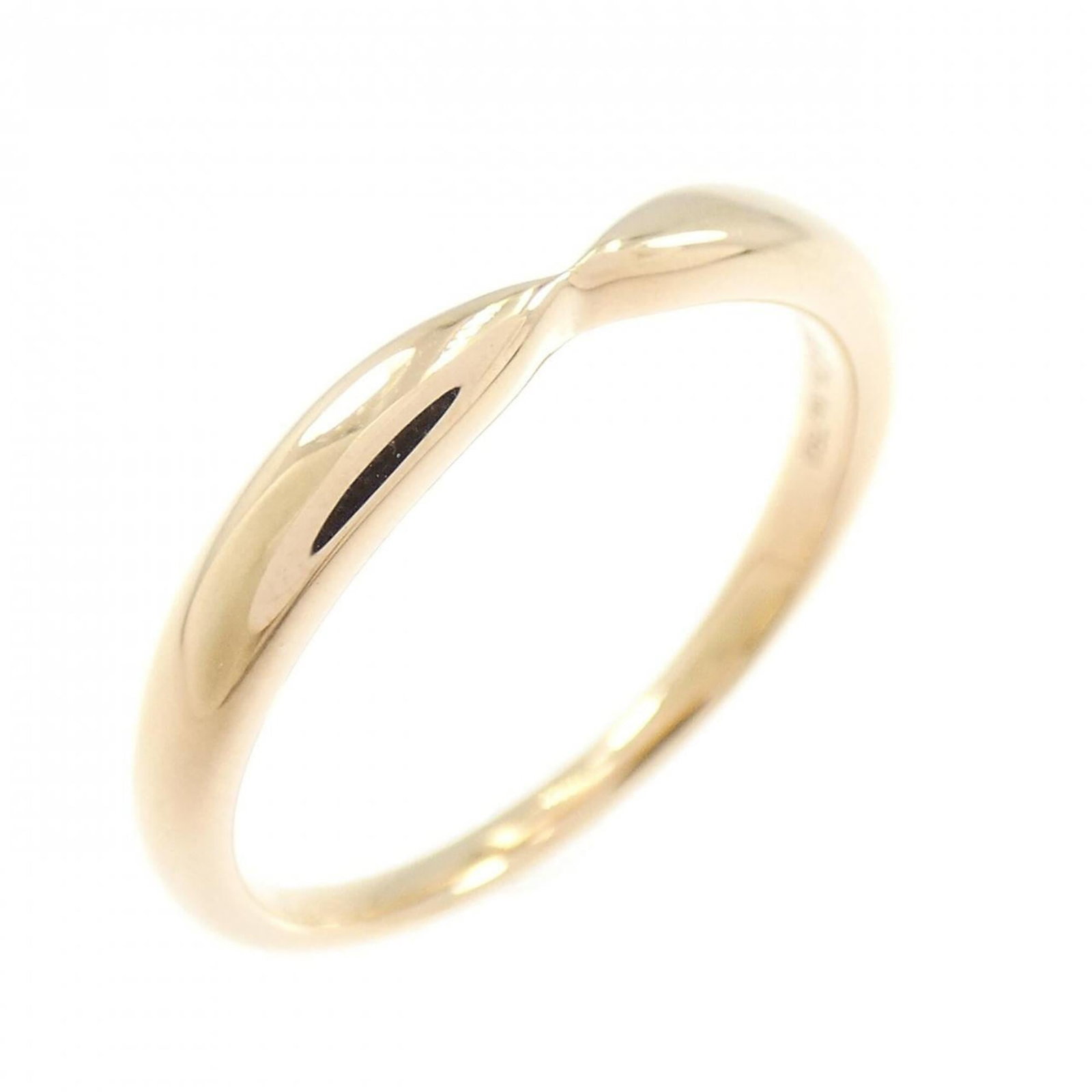Tiffany Band Ring Pink Gold (18K): Tiffany Band Ring Pink Gold (18K) Pink gold (18K) band ring from Tiffany, available in US size 7.5. This 18K pink gold band features a classic design that complements any style. The item bears a signa