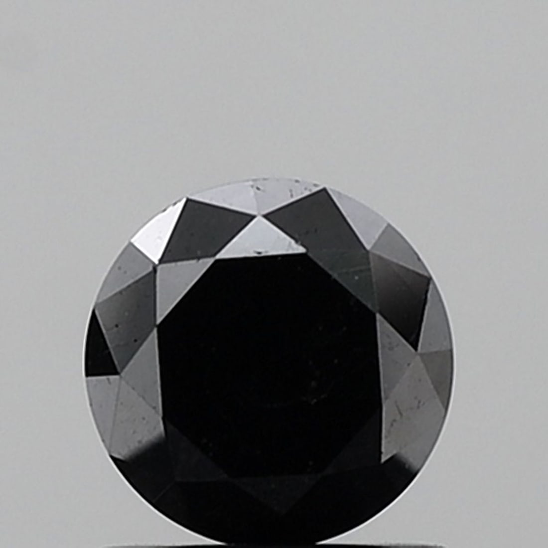 Round 1.24ct Black VVS2 - Loose Natural Diamond: Round 1.24ct Black VVS2 - Loose Natural Diamond Round 1.24ct Black VVS2 - Loose Natural Diamond, certified with EX cut, color, and symmetry, boasting exceptional clarity and polish. This rare natural 